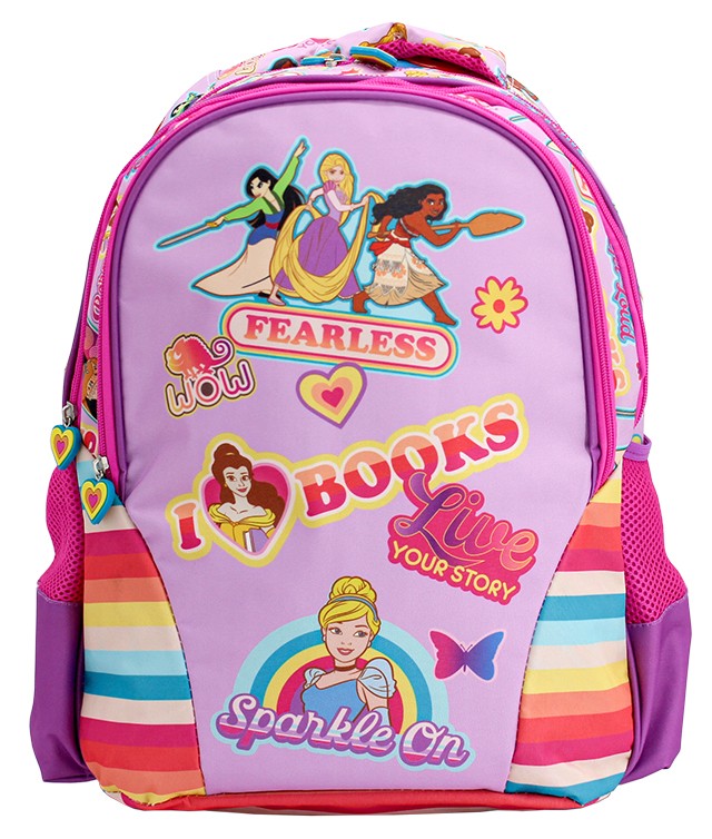 Ghiozdan scolar, Fearless Princess, curcubeu, 1-4 - imagine 4